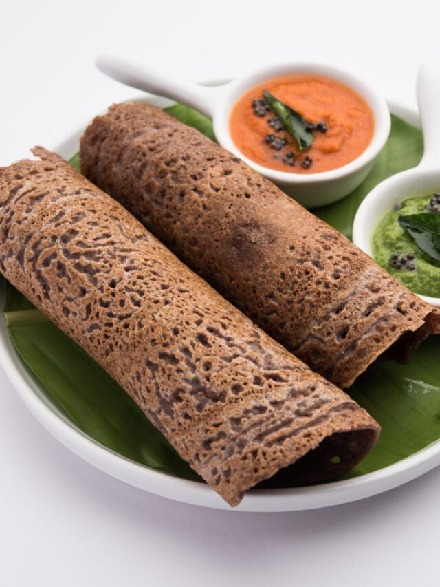 Gluten Free Ragi Dosa Recipe For Light South Indian Meal