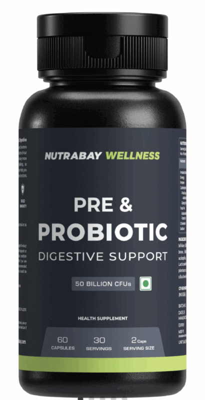 Nutrabay Pre & Probiotic Digestive Support for good immunity
