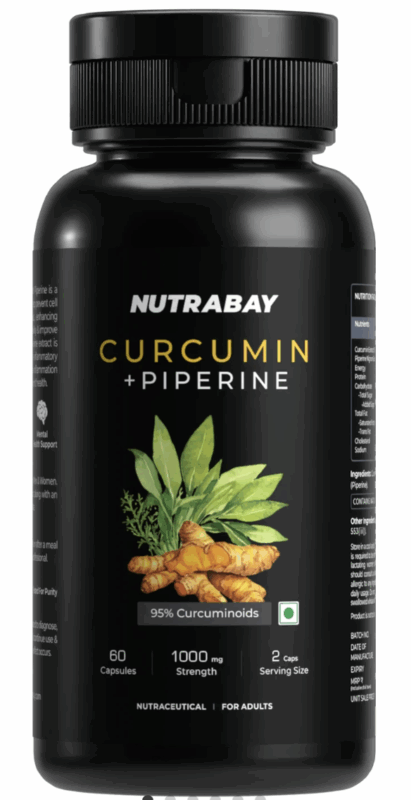 Nutrabay Curcumin Extract with Piperine for improved immunity