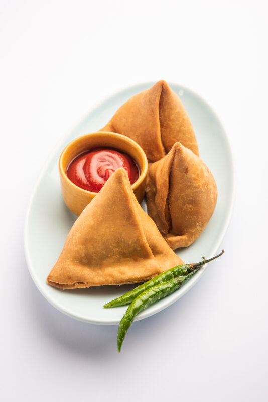 Deep fried samosa