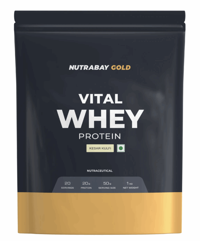 Nutrabay Gold Vital Whey Protein Powder for Beginners
