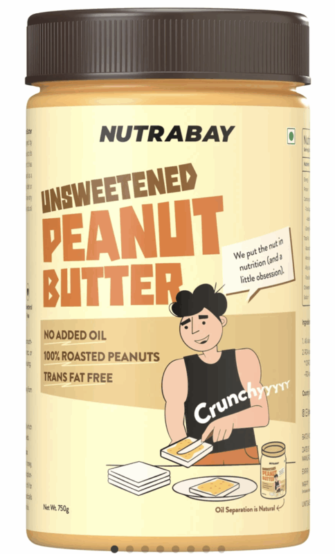 Nutrabay Unsweetened Peanut Butter