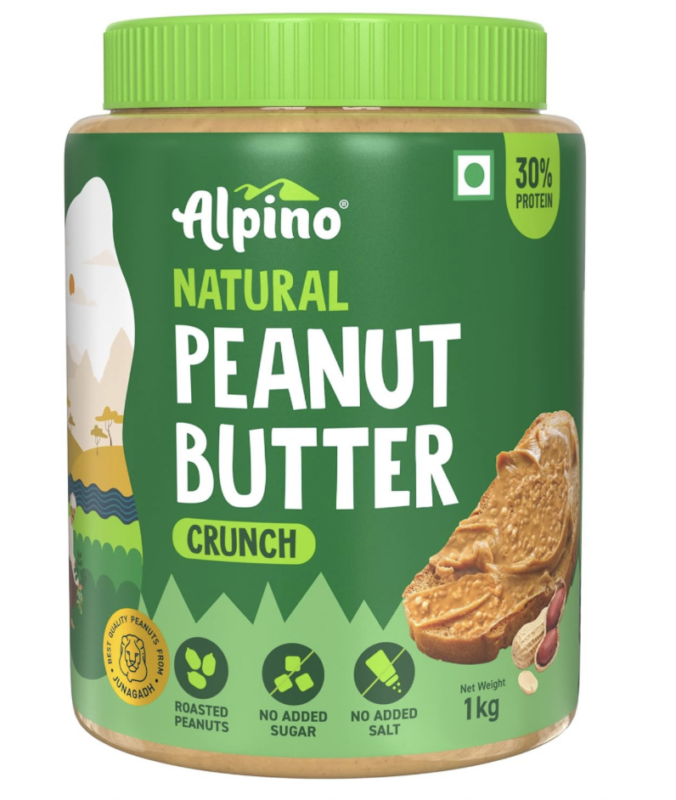 Alpino Natural Peanut Butter Crunchy