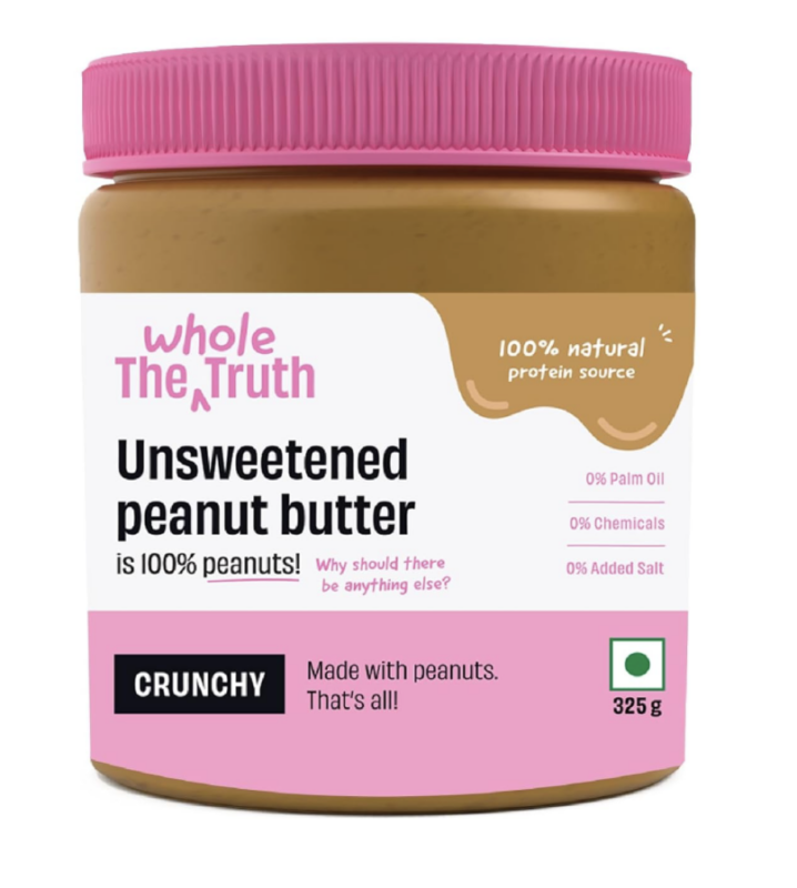 The Whole Truth Crunchy Unsweetened Peanut Butter