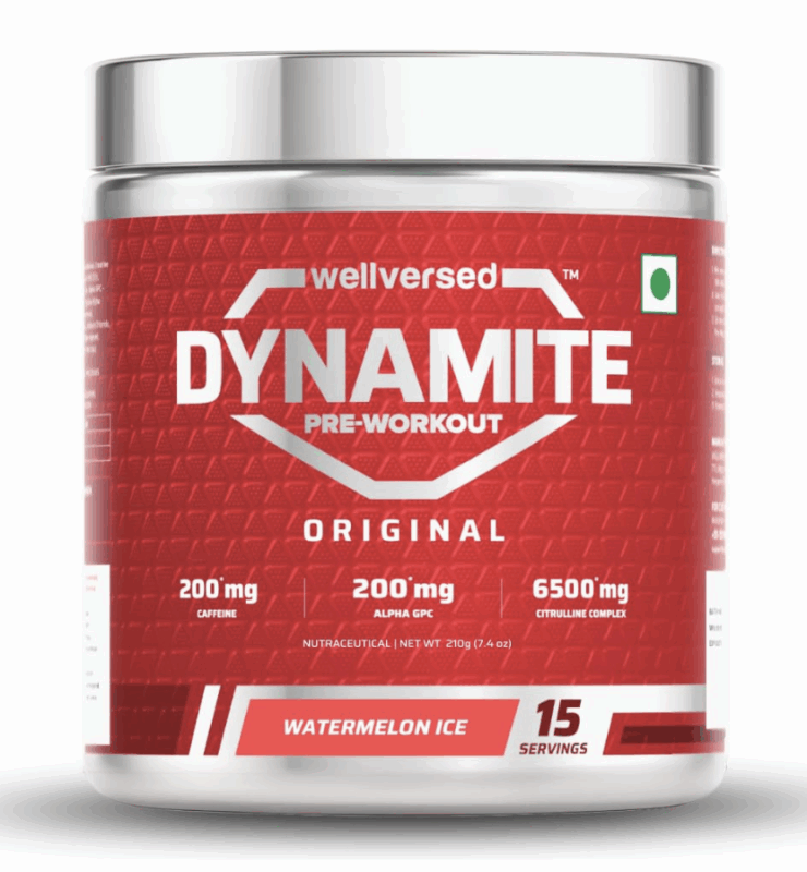 Wellversed Dynamite Pre Workout Suplements 