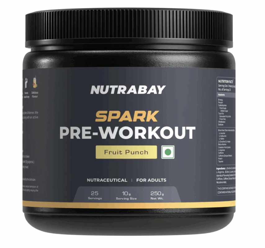 Nutrabay Gold Spark Pre Workout Supplements